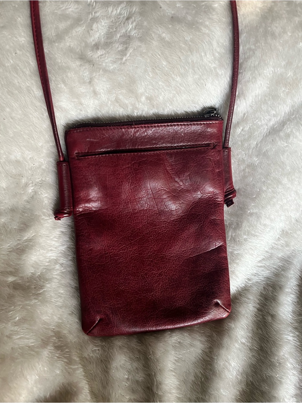 LATICO Miller Leather Crossbody Bag — Oxblood - Picture 3 of 5